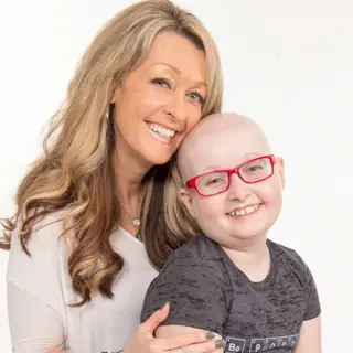 Maya with friends at an event